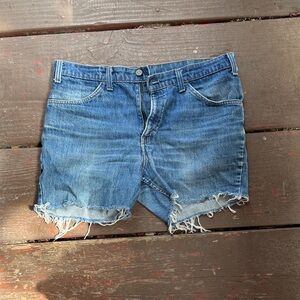 Levi's Classic Blue Jean Shorts
